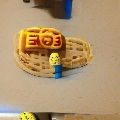Lego Waffle: AI-Generated Food Art