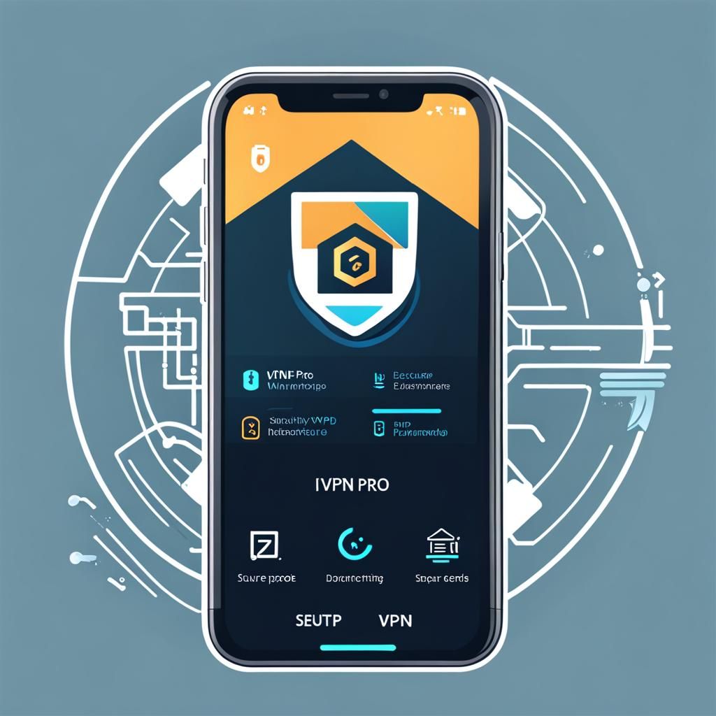 IZPH VPN PRO App on Smartphone: Modern VPN Security