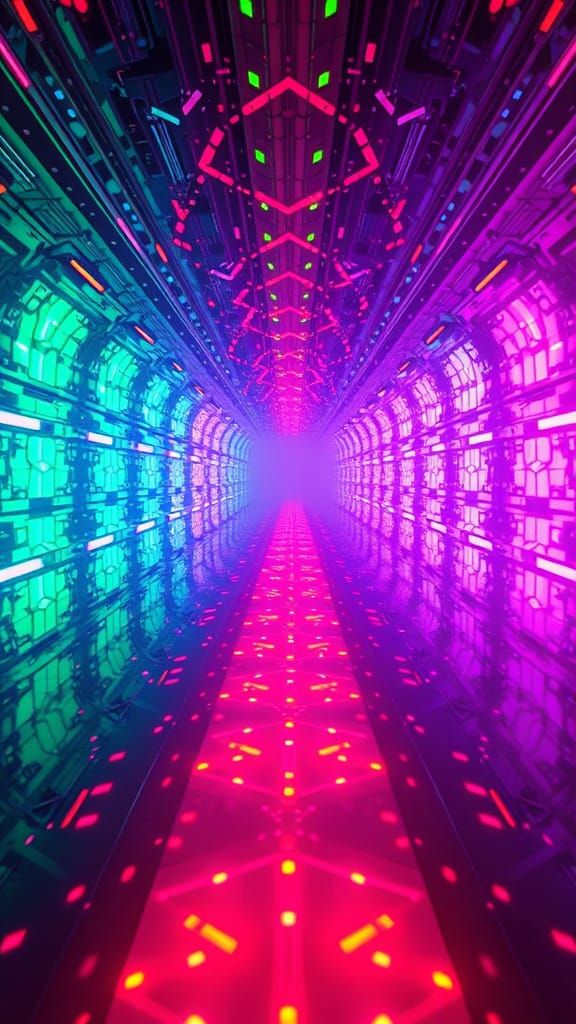 Horrific Psytrance Scene in 3D Octane Render