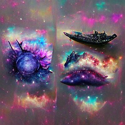 Starships in a Cosmic Nebula at War