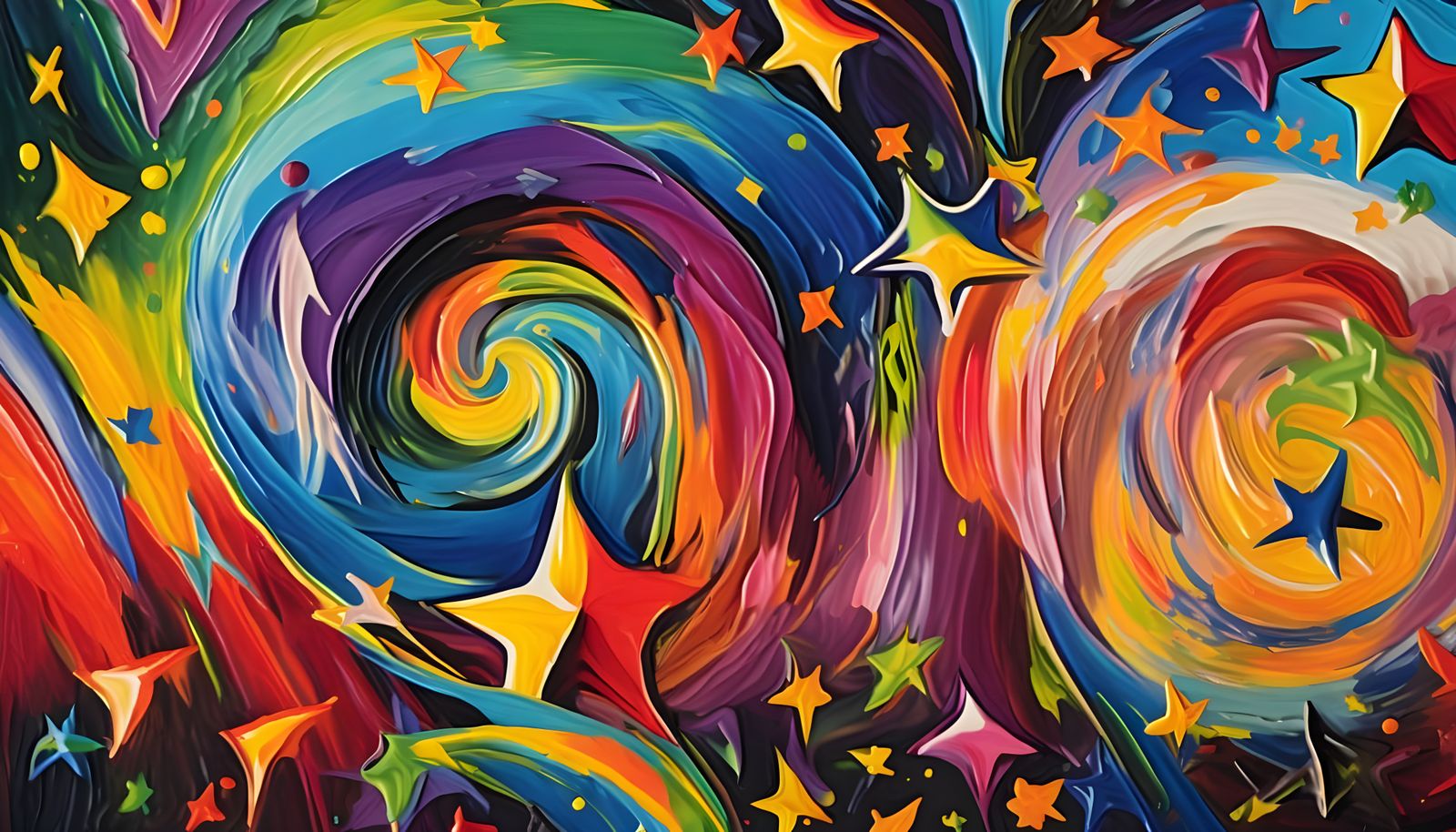 Vast Helical Vortex Maelstroms of Color