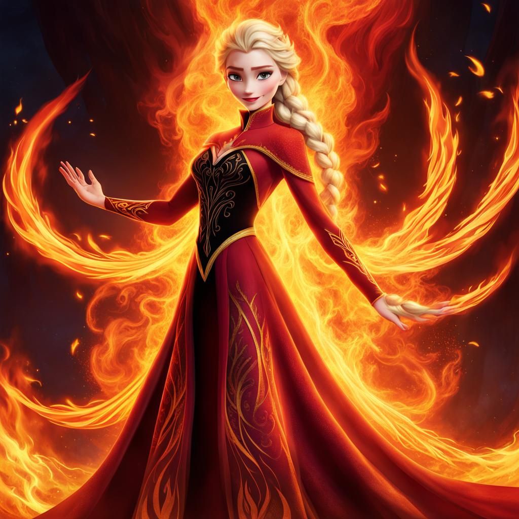 Let it burn 🎶 let it burn 🎶 the heat never bothered me anyway 🎶