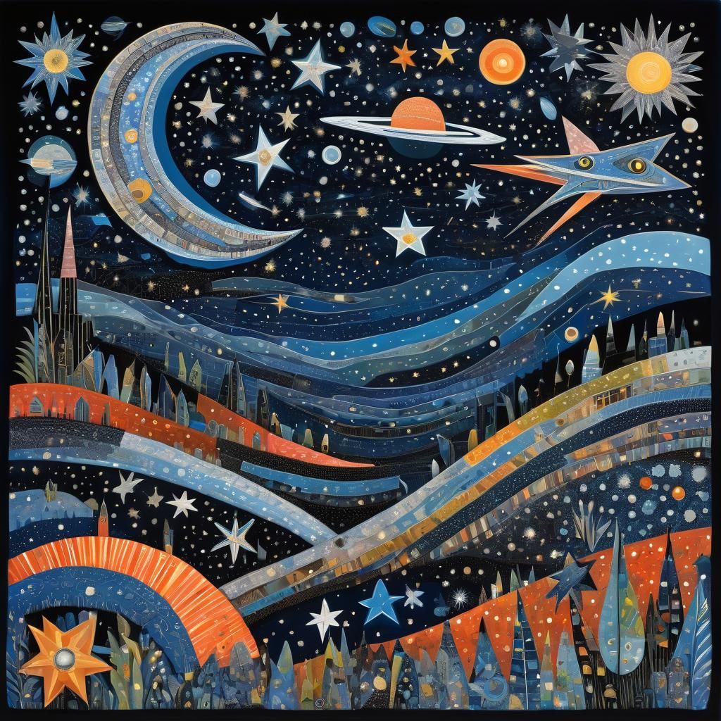 Whimsical Celestial Dreams in 3D