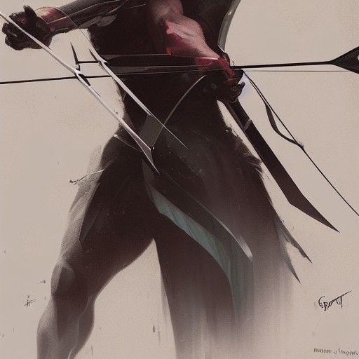 Sinister Bow and Arrow by Rutkowski