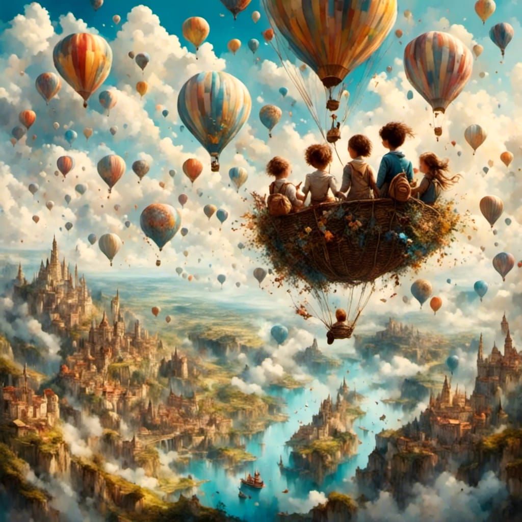 Skydiver's Dragon Flight: Photorealistic Cinematic View