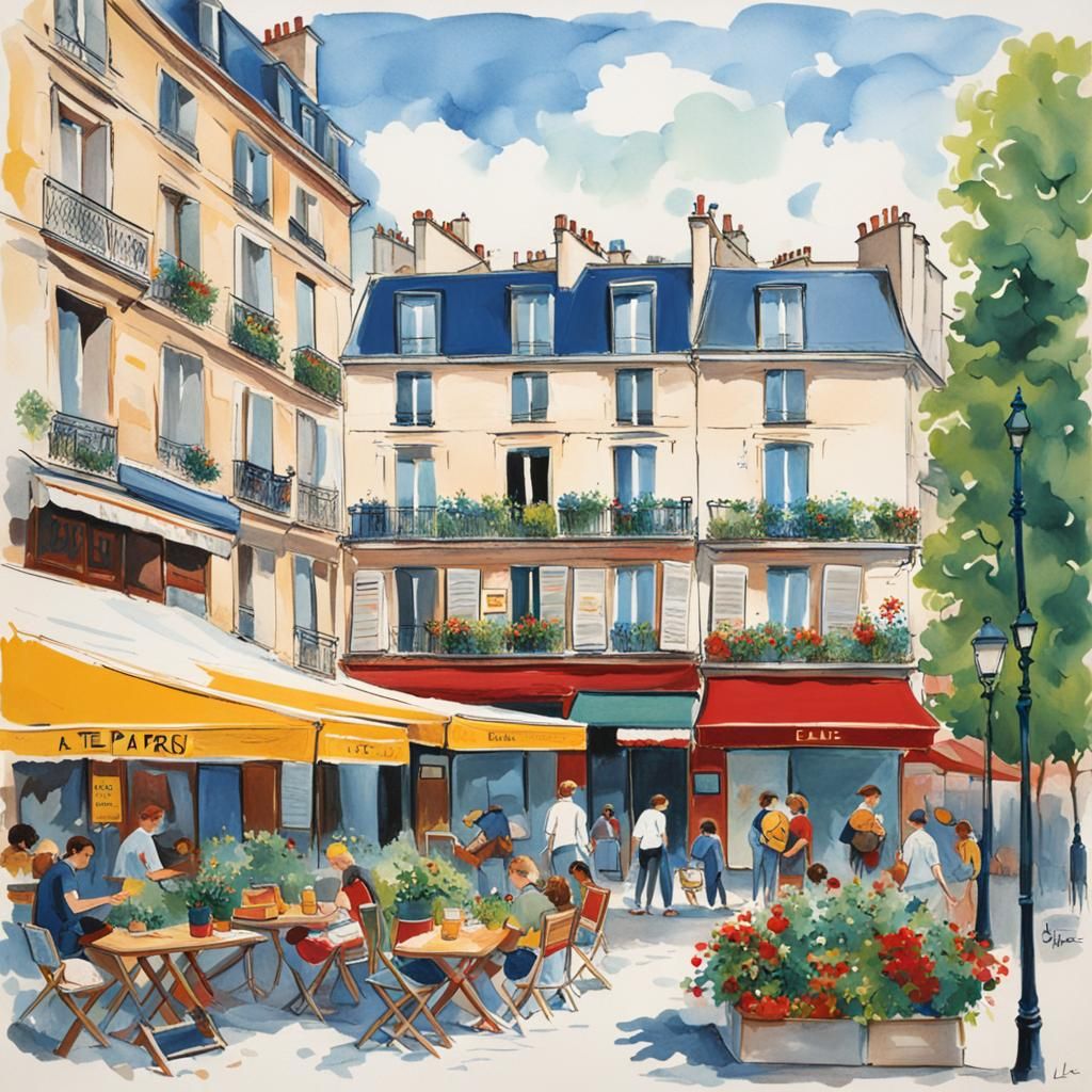 l'été à Paris