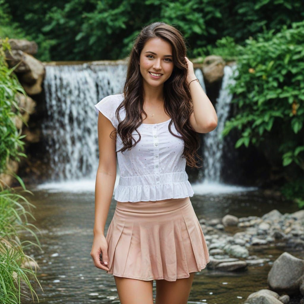 Ethereal Beauty in a Summer Garden