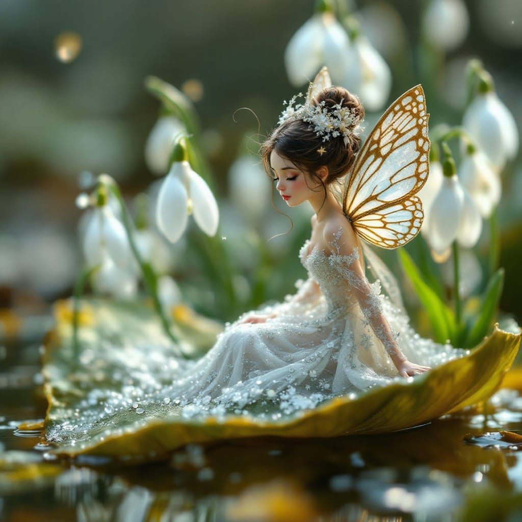 Snowdrops fairy