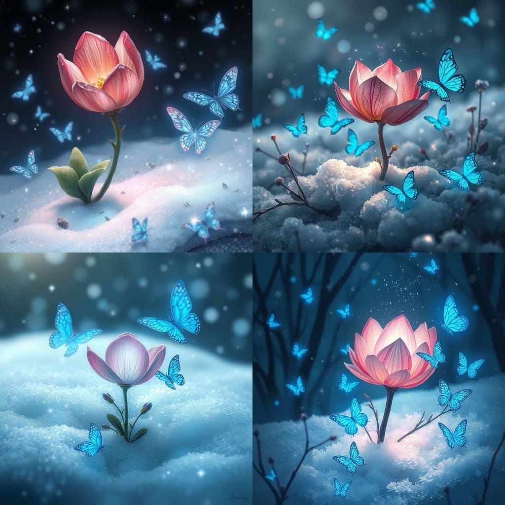 Spring Awakening in a Sparkling Winter Wonderland