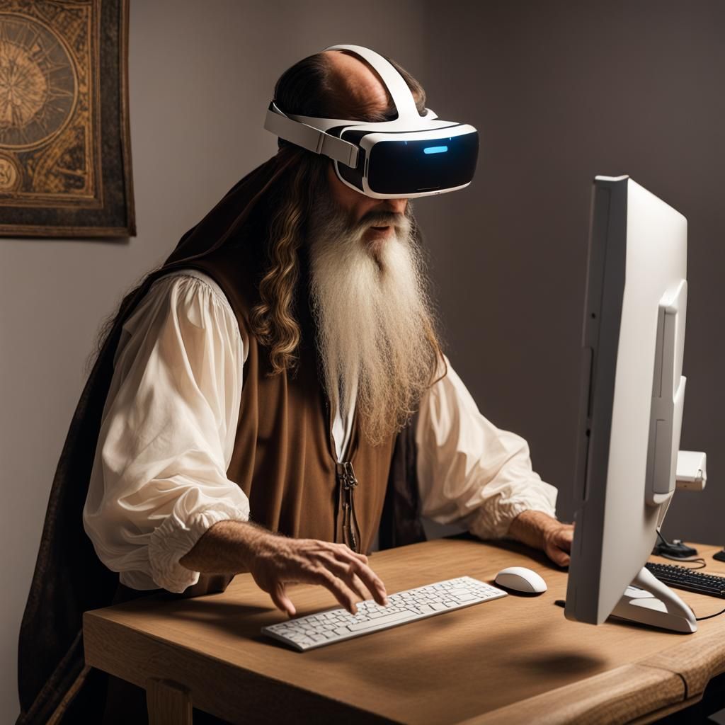 Da Vinci Immersed in Virtual Reality