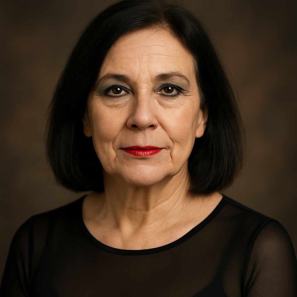 Elegant Portrait of a Woman in Studio Lighting