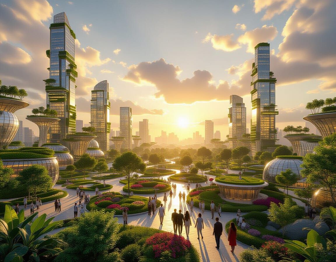 Translation:  We will help you build a paradise!