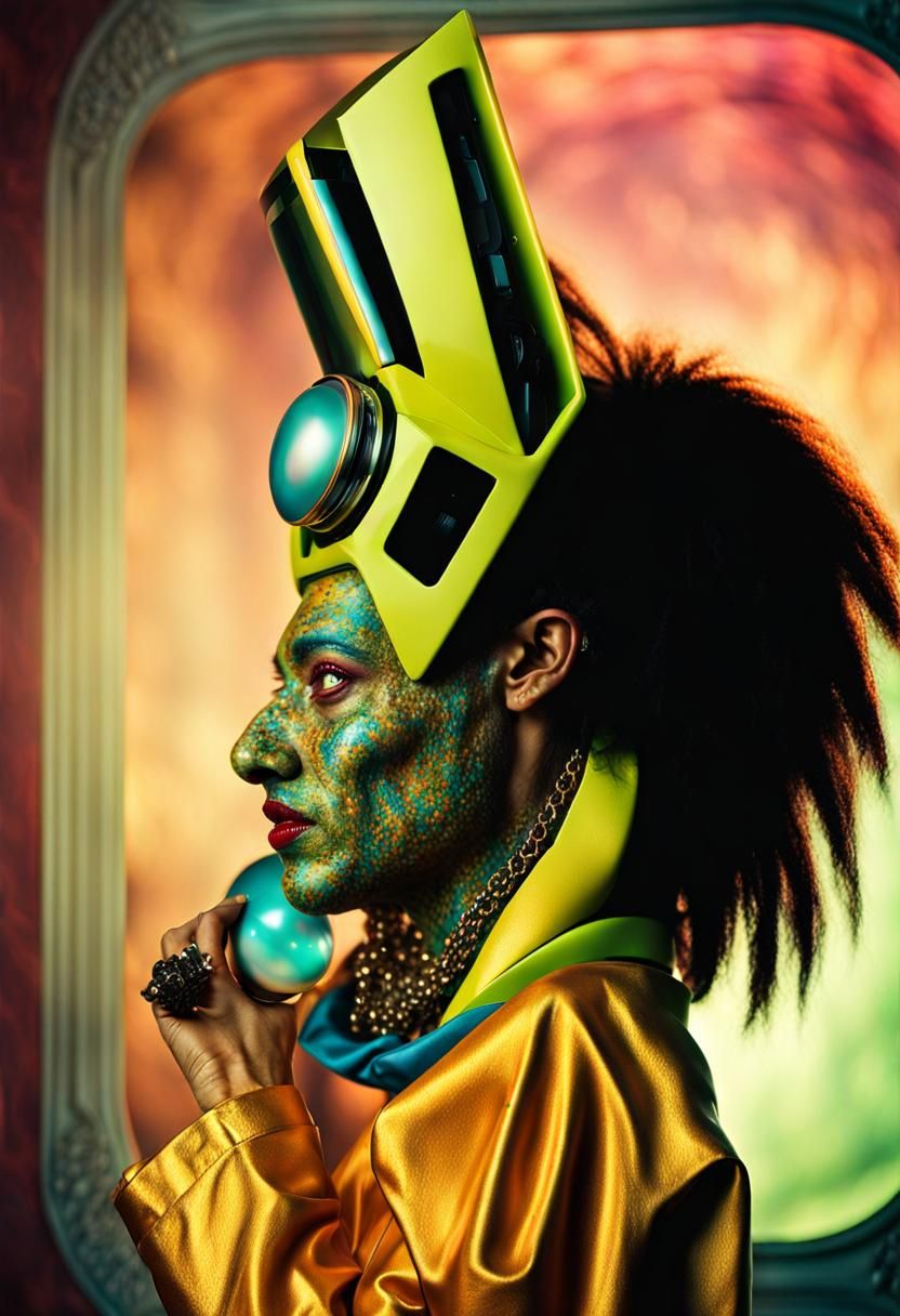 Cosmic Extravaganza: Bizarre Alien Characters in Vibrant Cou...