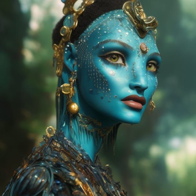 Avatar - Pandora Na'vi Fan Art Girl