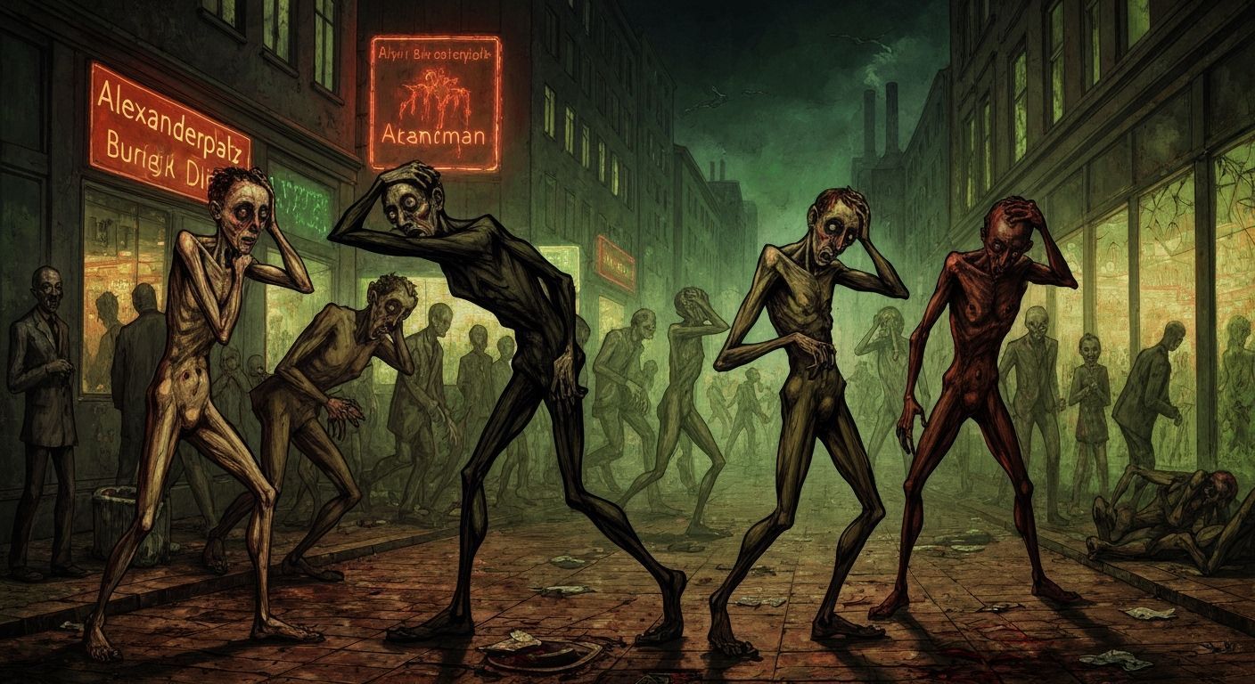 German Expressionist Dada Satire of Urban Depravity