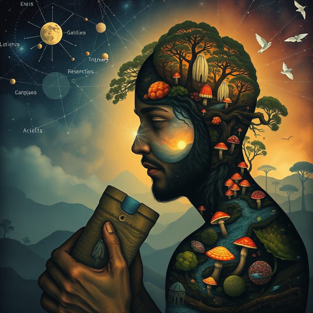 Dreamlike Mindscape Reveals Fantasy Plant Kingdom