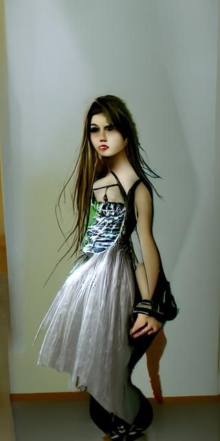 Punk Fairy Queen in Pastel Goth Style
