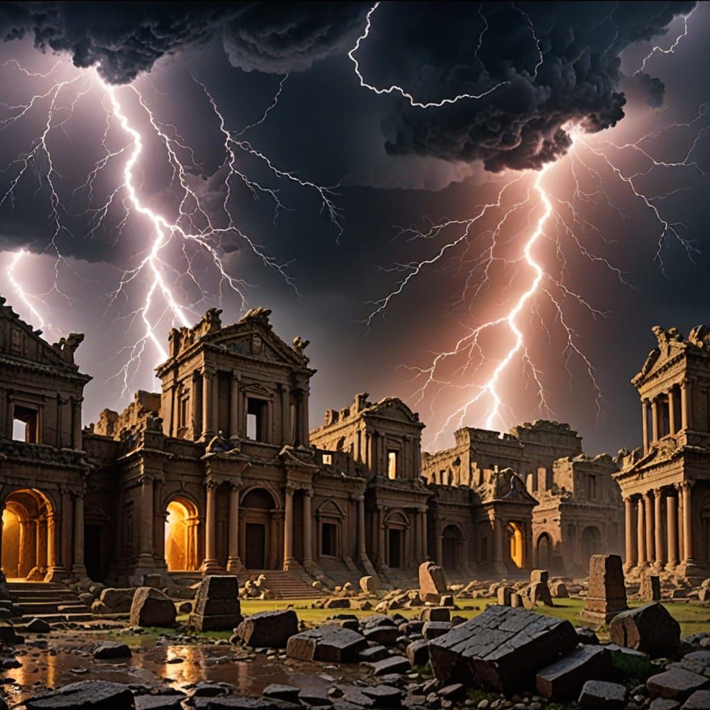 Vicious Thunderstorm Destroys Ancient City
