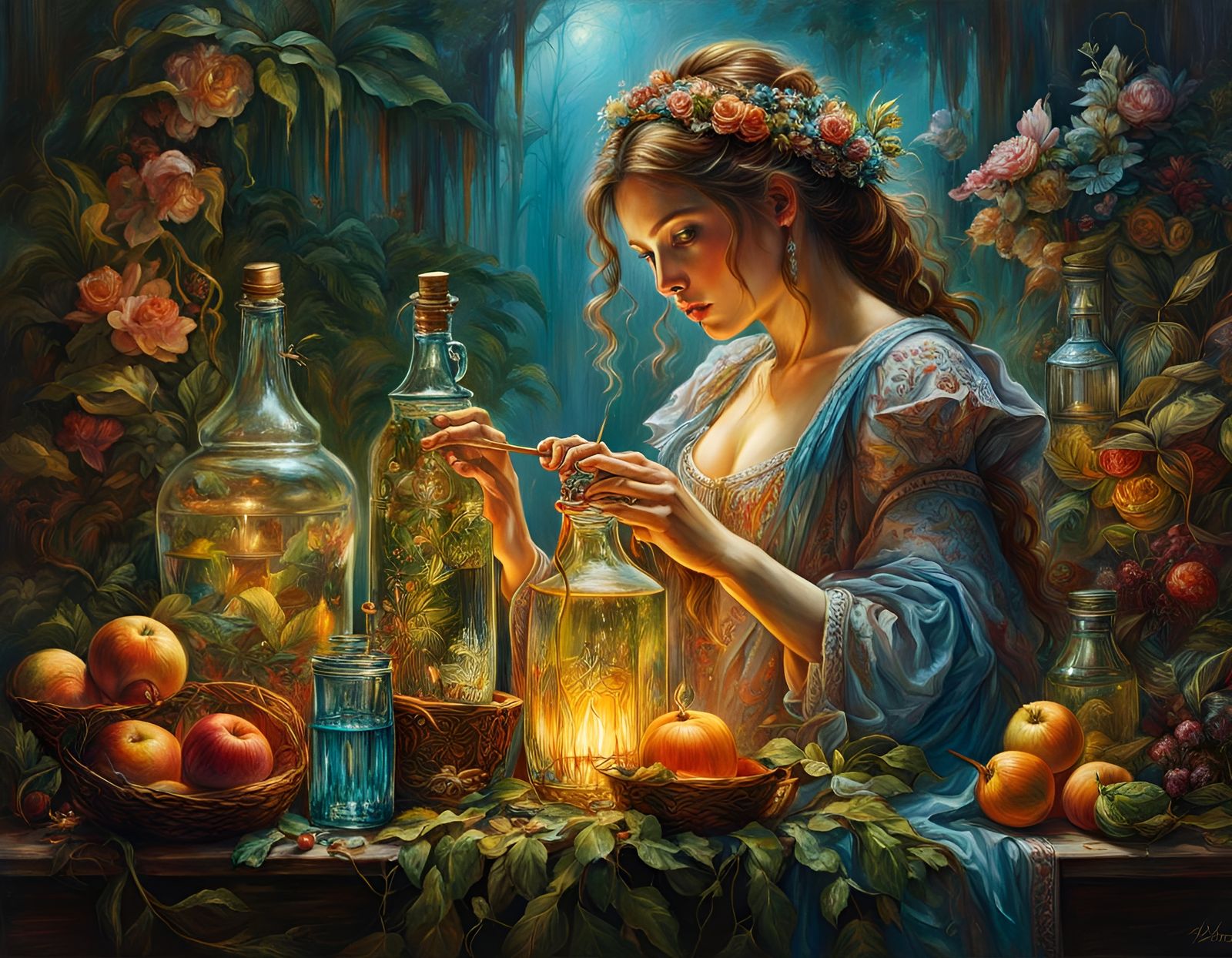 Bizarre Art: Sparkling Water and Contrasting Colors