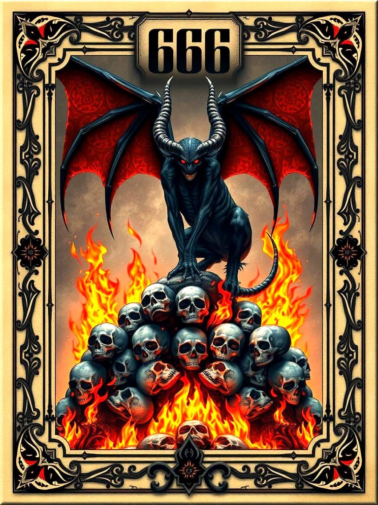 The devil, tarot card