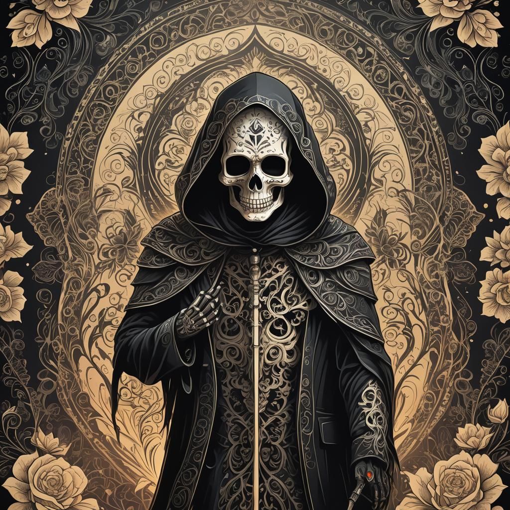 Day of the Dead Grim Reaper Concept Art