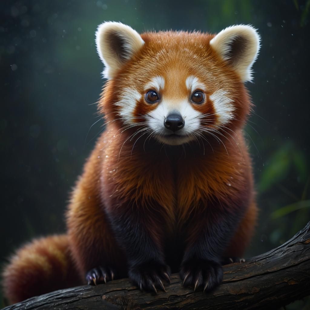 Glowing Hybrid Creature in Luminist Style