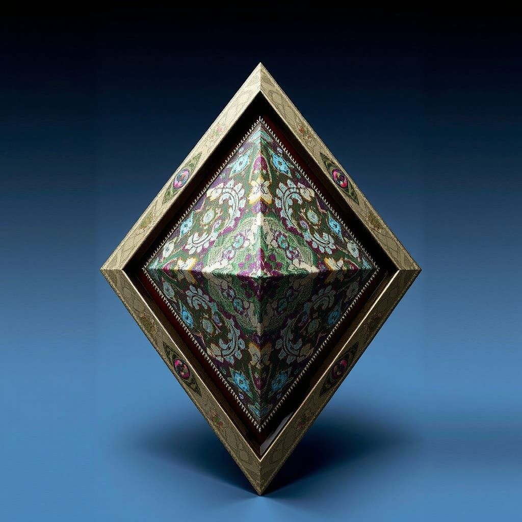 Elegant Woman in Maximalist Setting