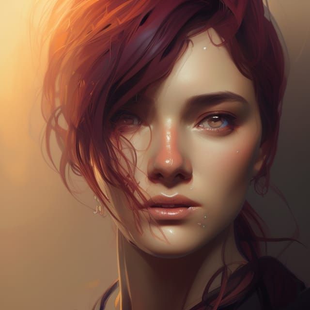 Detailed Portrait of a Woman Architect