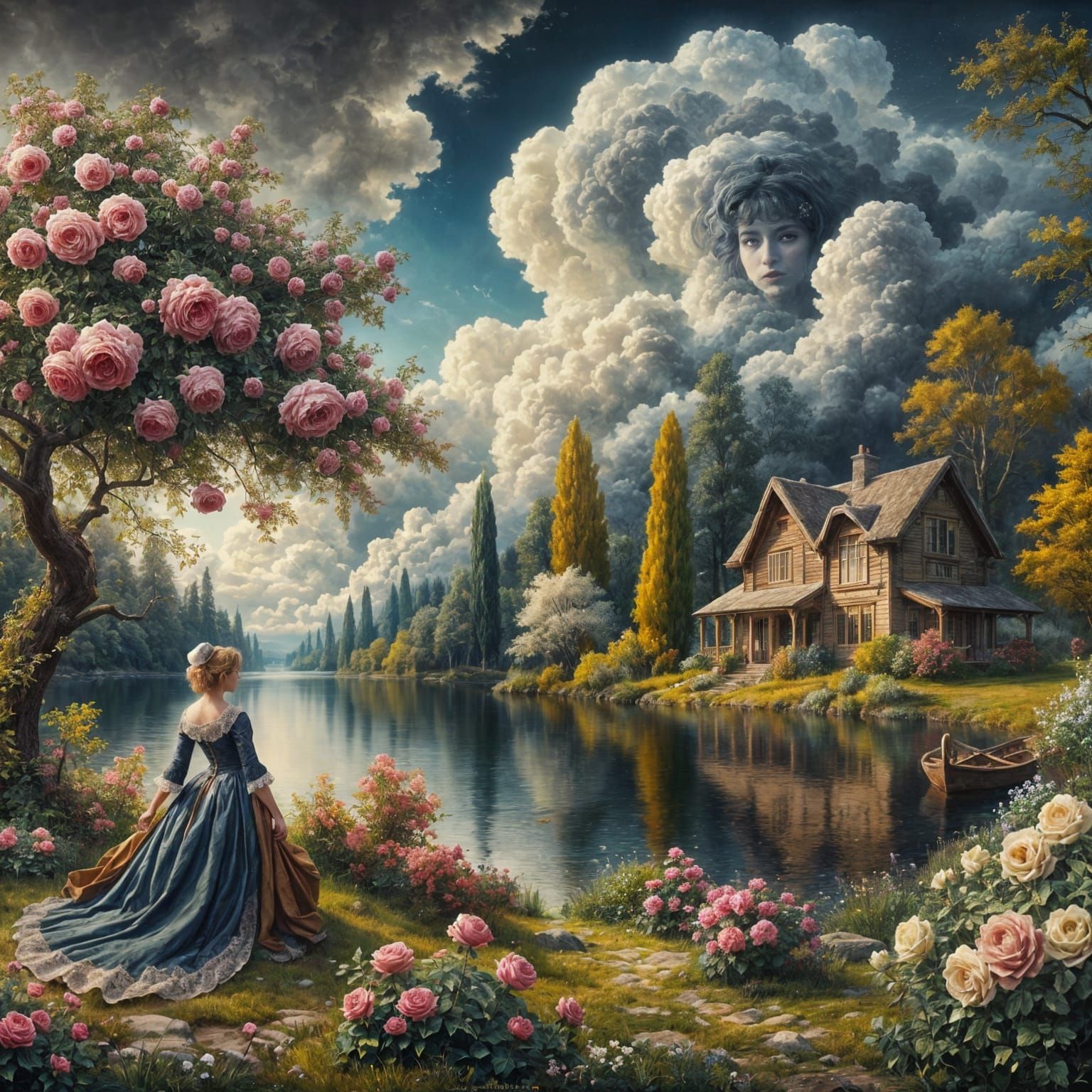 Storm clouds are gathering inside me.