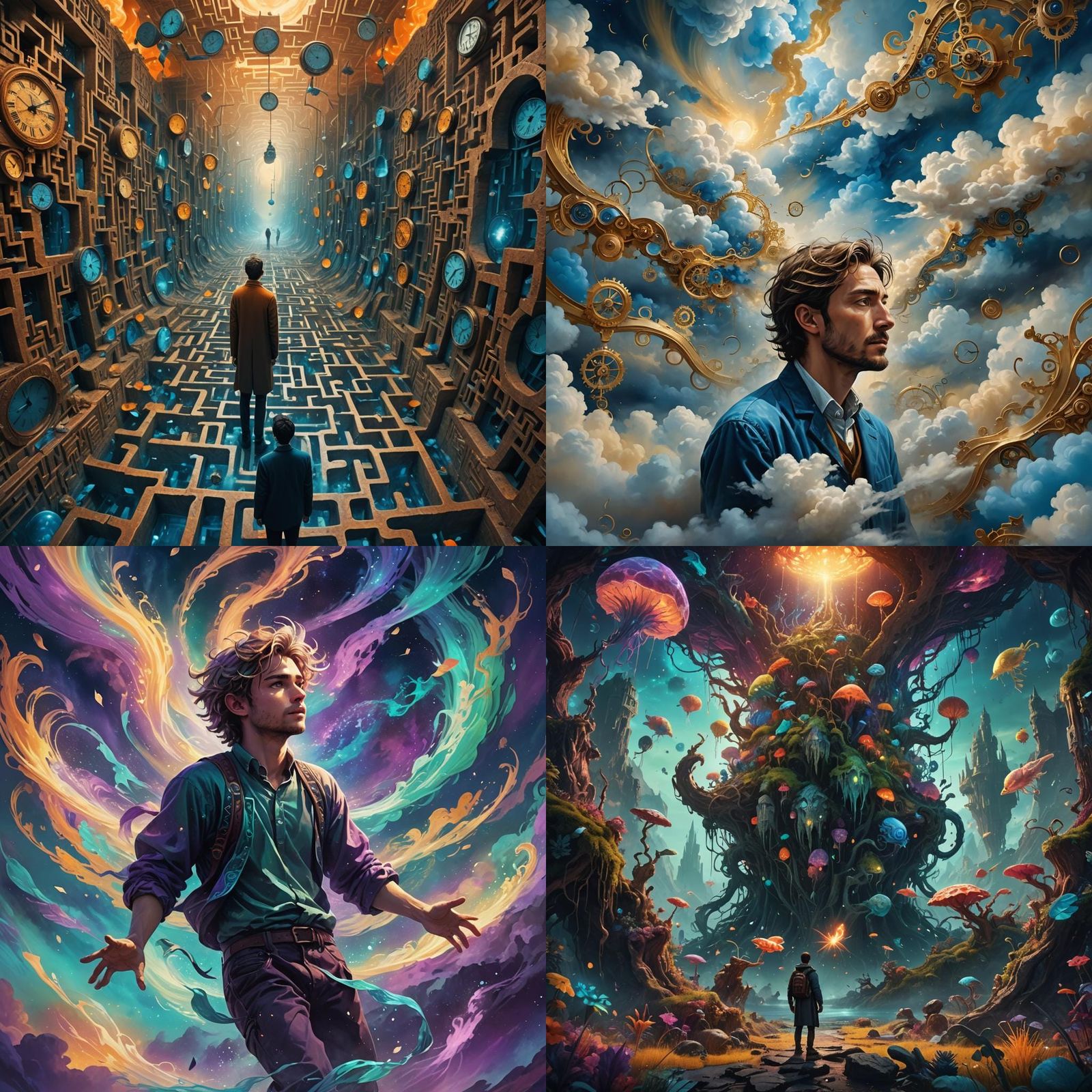 Dreamscape: Fantastical Matte Painting of Lost Identity