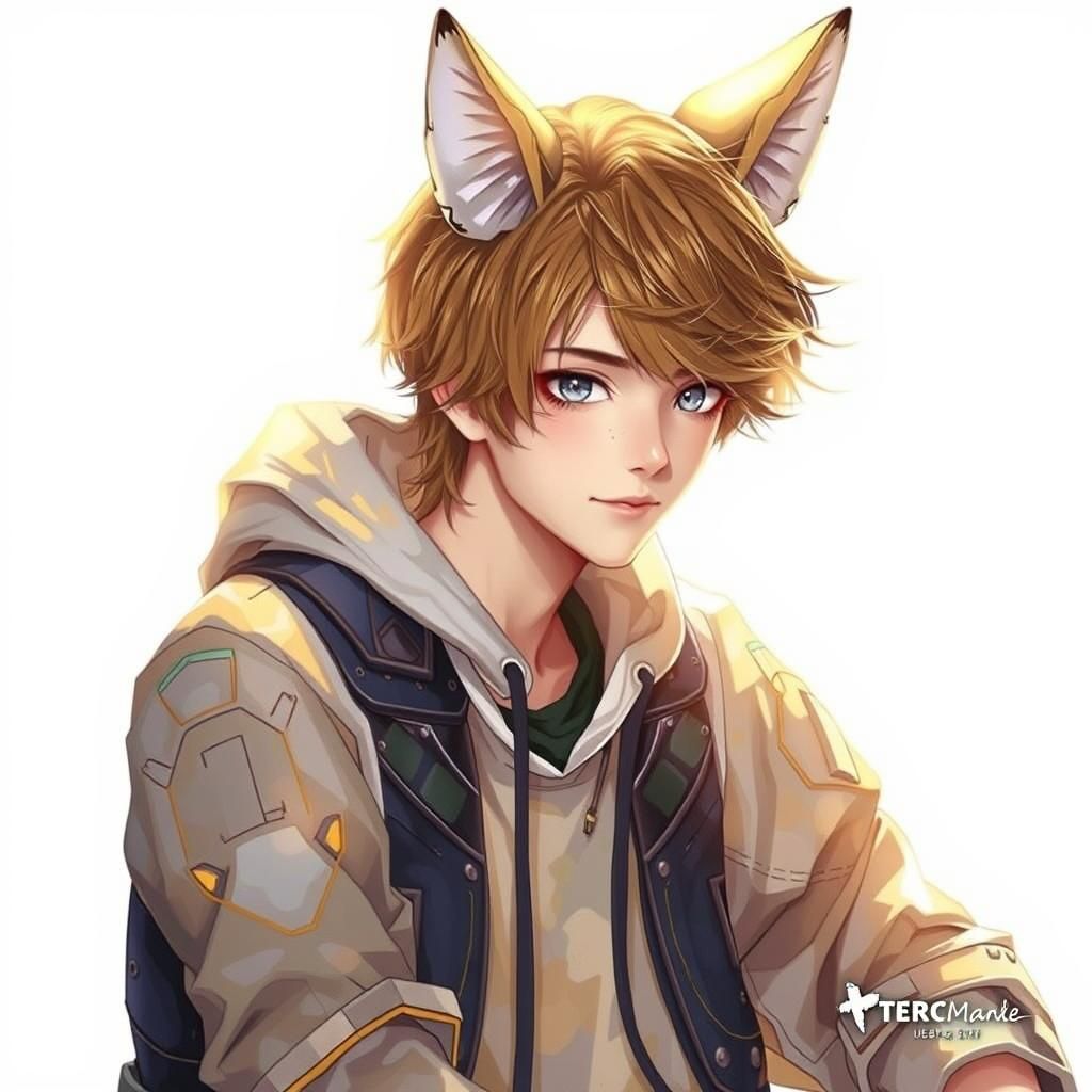 Anime Woman in Cyberpunk Cityscape: 3D Art