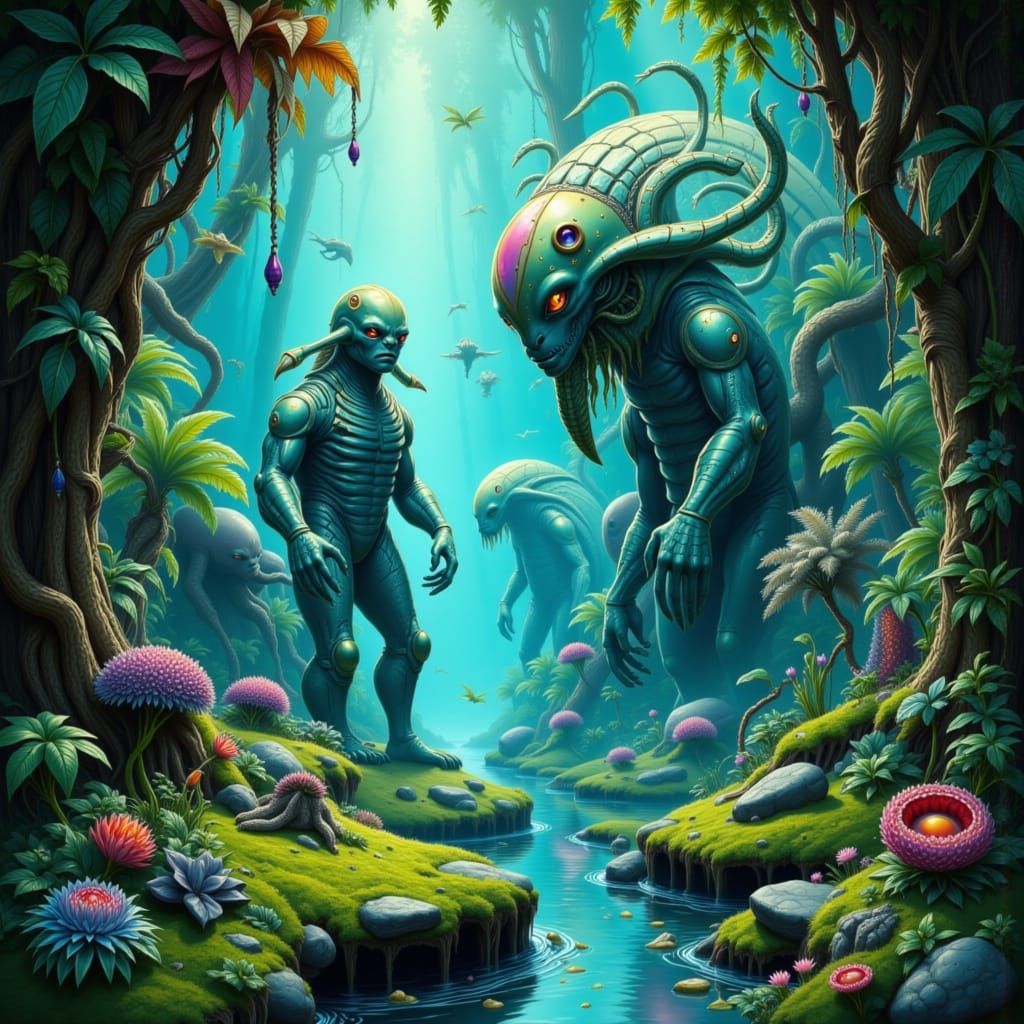 Sur Advertia, planète mère Droka