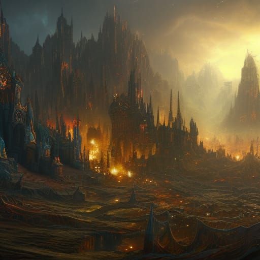 Death and Destruction: Detailed Matte Painting