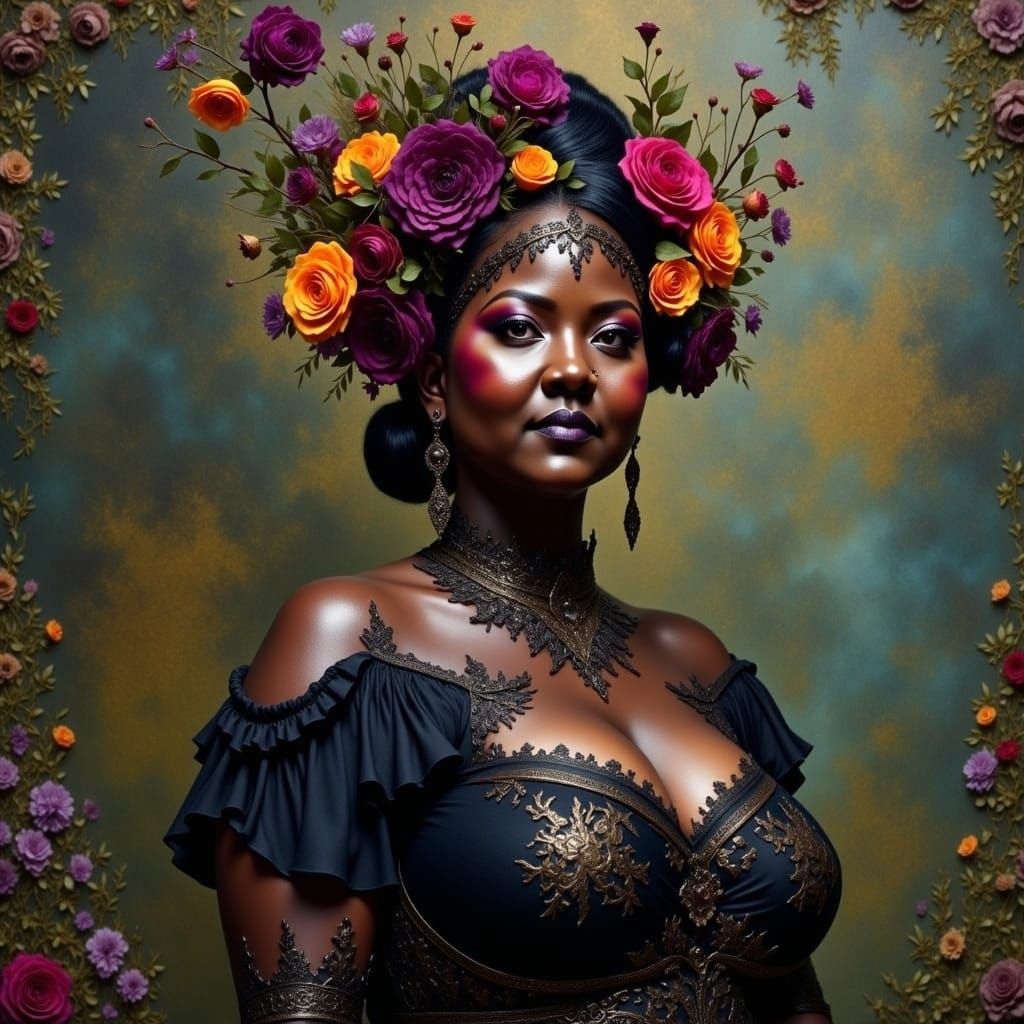 Artistic Purple Salad Creation