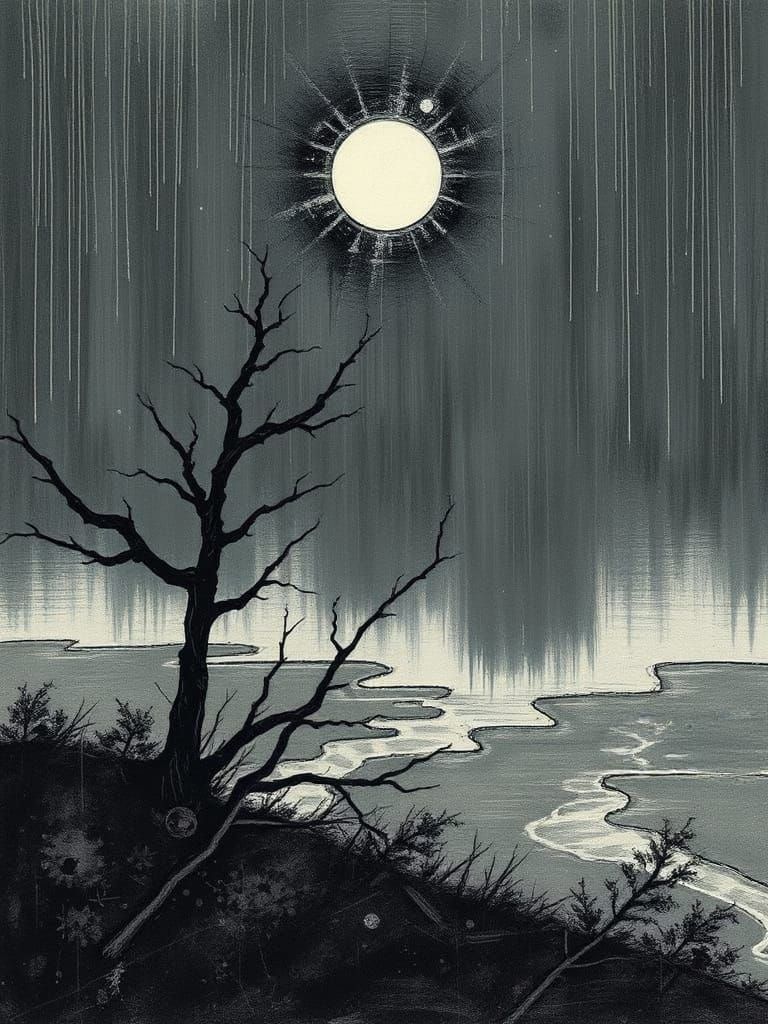 The Superterranean Moon Made You Cry Over Subimposed Carbon