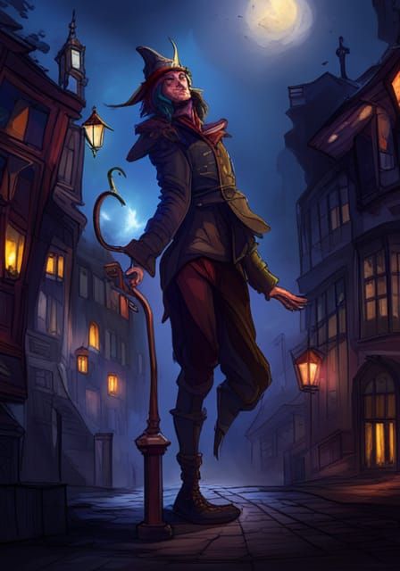 Hobgoblin Performance in 1774 London: Splash Art
