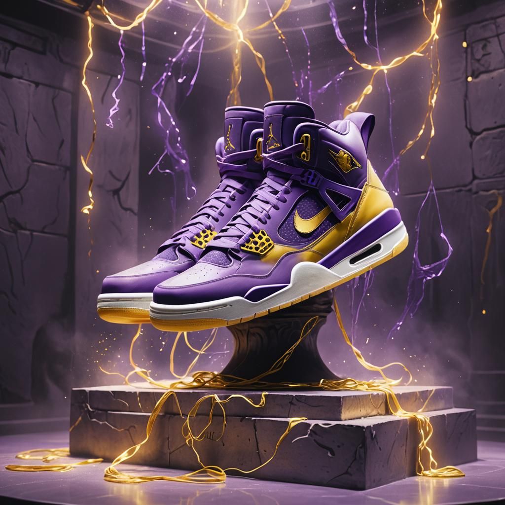 Mystical Nike Jordans 4 Fantasy Concept Art