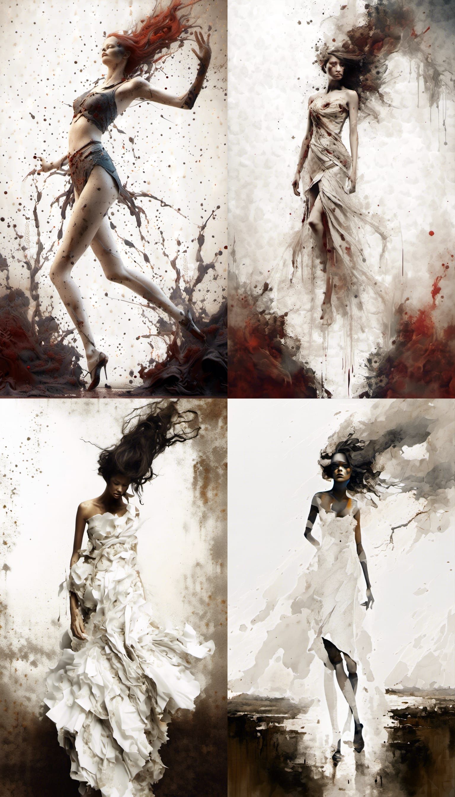 <lora:NC Hyperreal:1.0> distressed beautiful woman in the st...