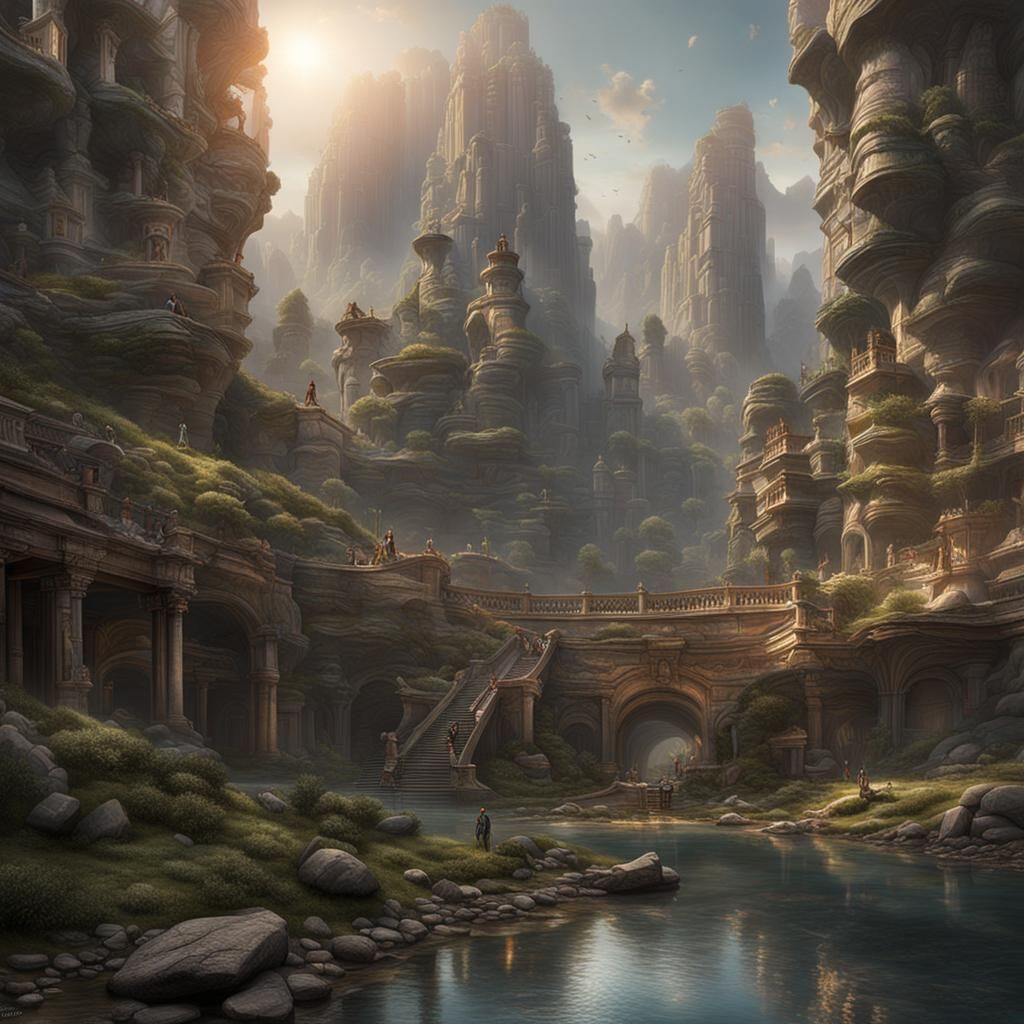 Realistic Painting: God is Love in Action