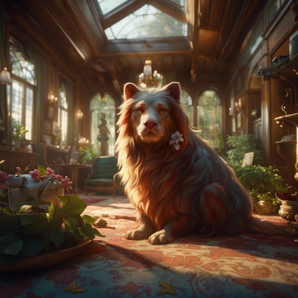 Animals in Country House, Film Photography