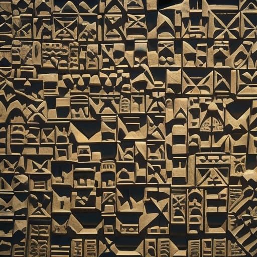 Ancient Script Revealed in Mesopotamian Style