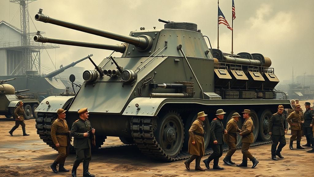 Majestic Armored Vehicle in Gilded Age Style