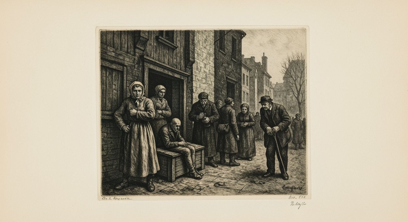 The City, 1929 Etching: Social Critique