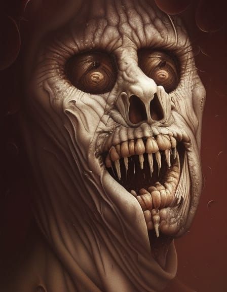Surreal Napalm Death Concept Art in Ethereal Style