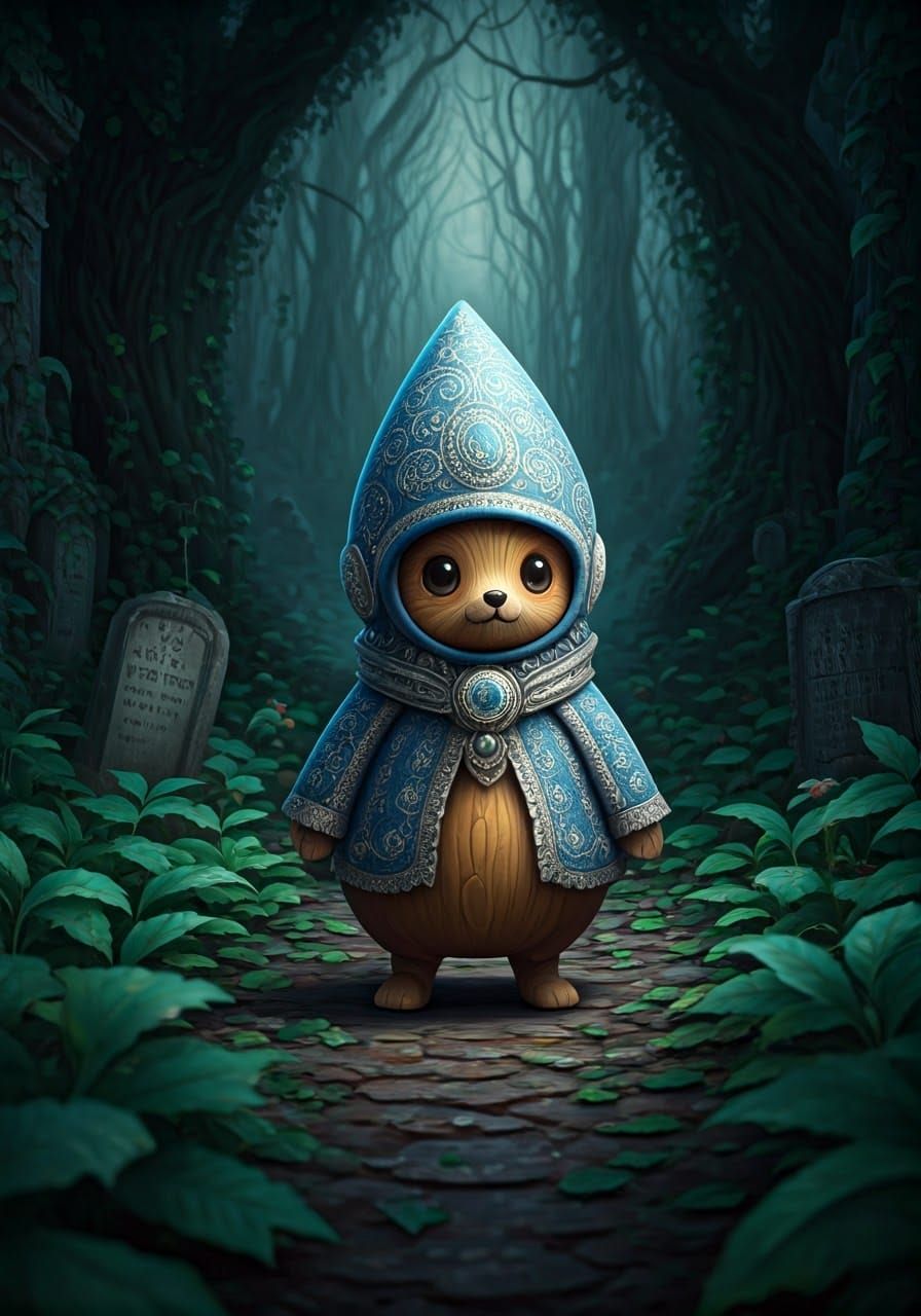 Fluffballs Picotee Blue Apricot Khaki Graveyard