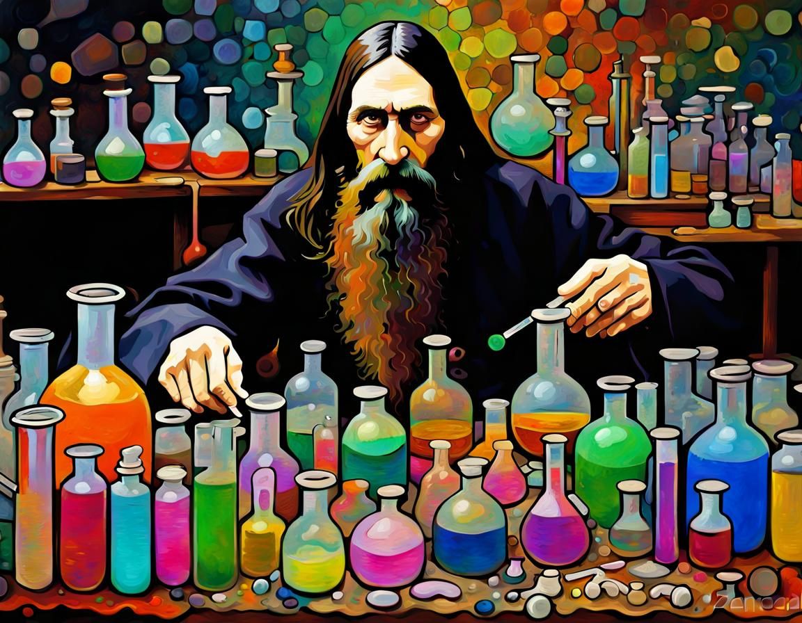 Rasputin's Mad Science: Neo-Impressionist Laboratory