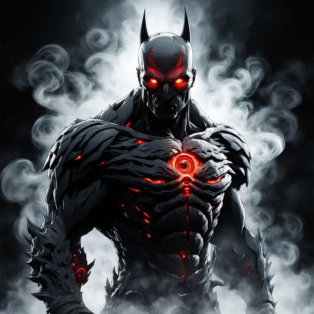 Dark Armored Figure Emerges from Black Gate