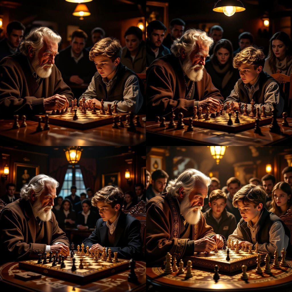 Chess Grandmaster and Prodigy in Dramatic Match