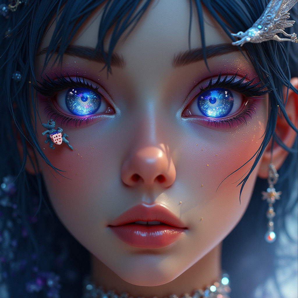 Heaven and Hell: Fantasy Concept Art Portrait