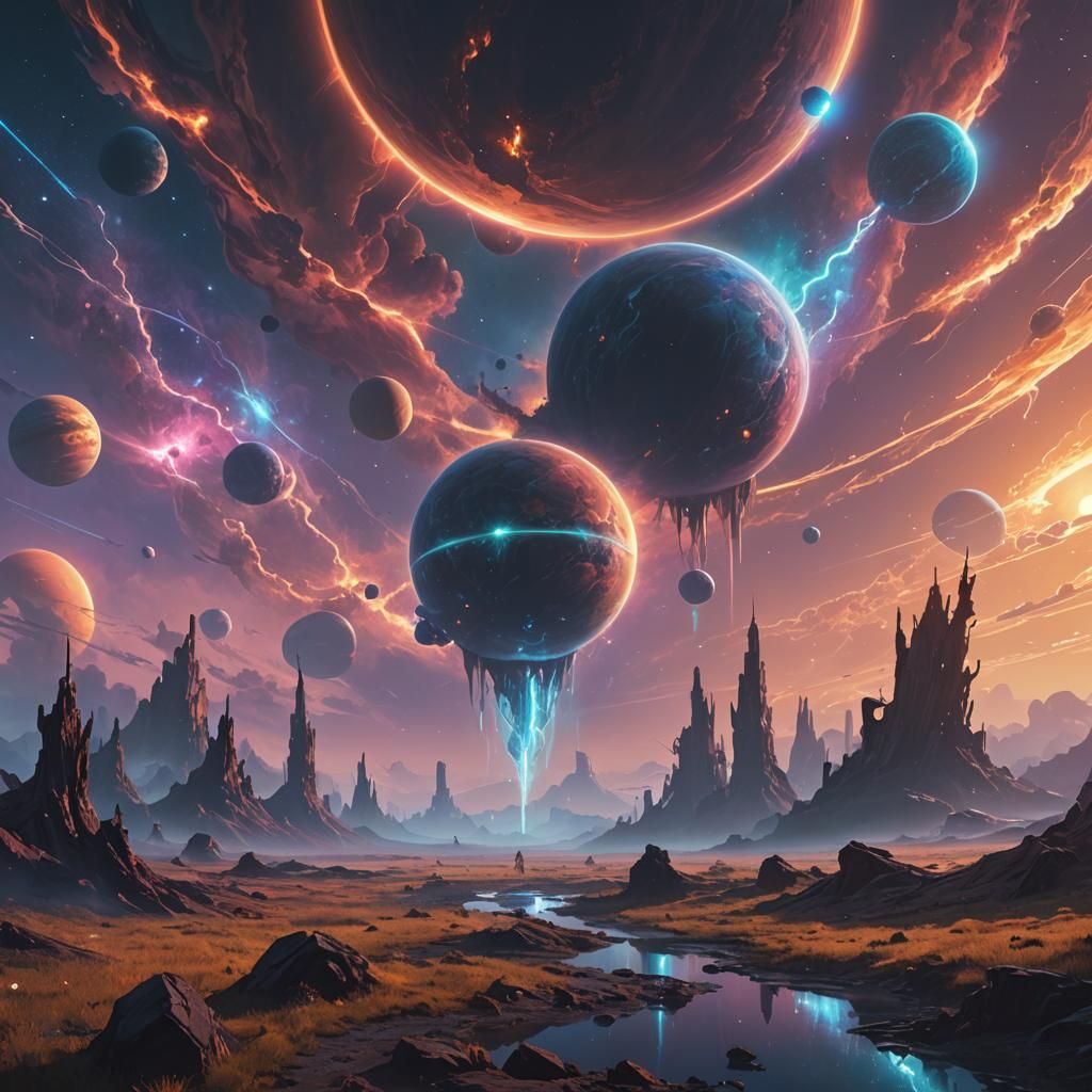 Megalophobia Planets in Ethereal Cosmic Landscape
